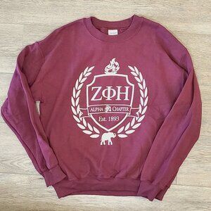 Burgundy Fraternity Gildan Sweater size M